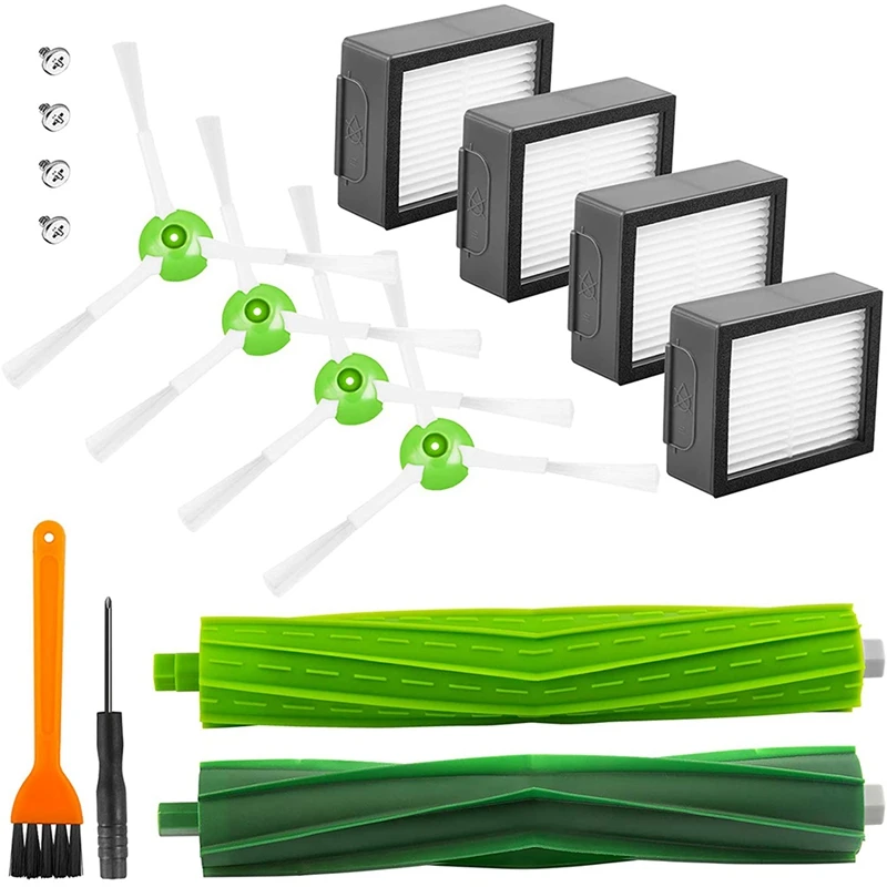 

Replacement Roller Brush Side Brushes Filter Compatible For Irobot Roomba I7 I7+ E5 E6 I3 Vacuum Cleaner Accessories