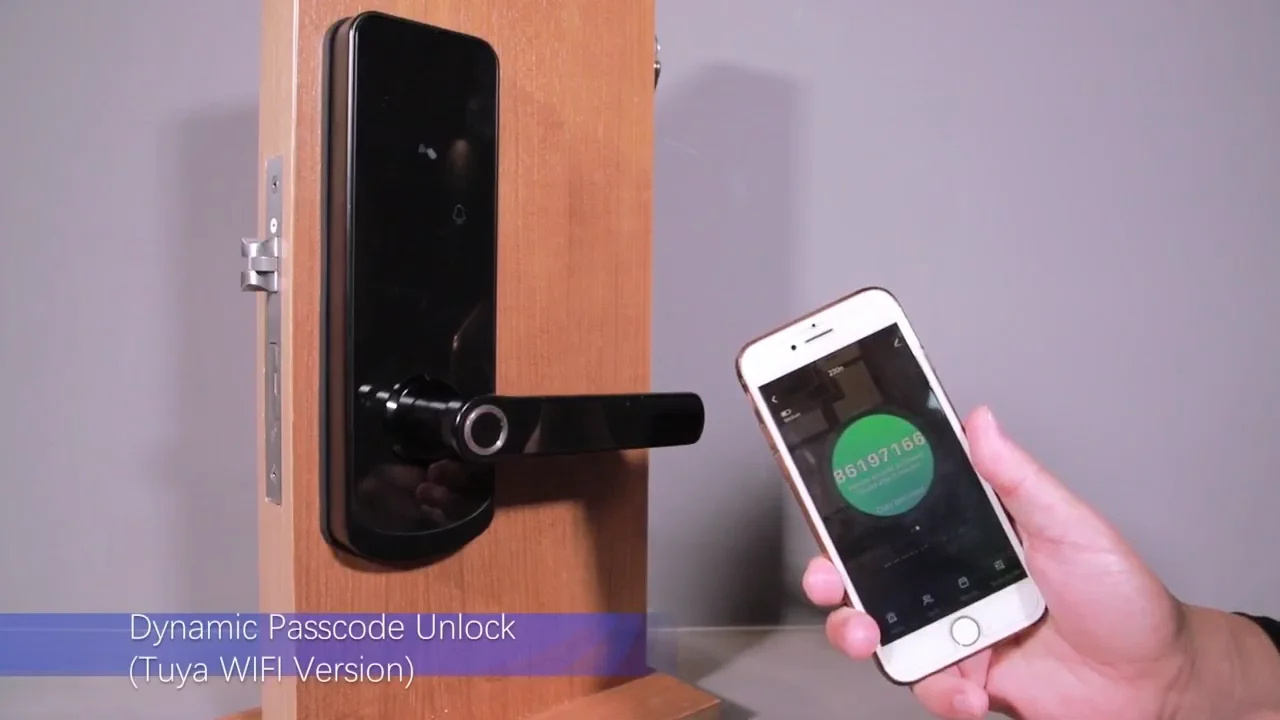 

Водонепроницаемый электронный дверной замок с Биометрическим паролем, с приложением для улицы, с идентификацией по отпечатку пальца, с мет...