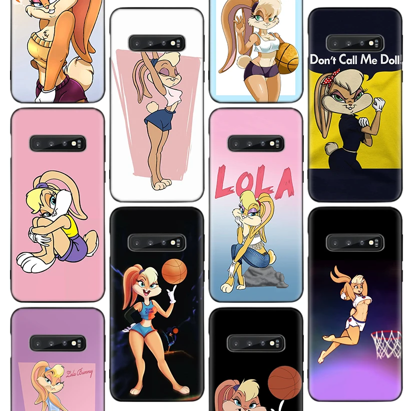 

Lola Bunny Cartoon Phone Case For Samsung Galaxy S10 Plus S20 FE S21 S22 Ultra S10E S8 S9 + S7 Edge J4 Housing Shell Coque