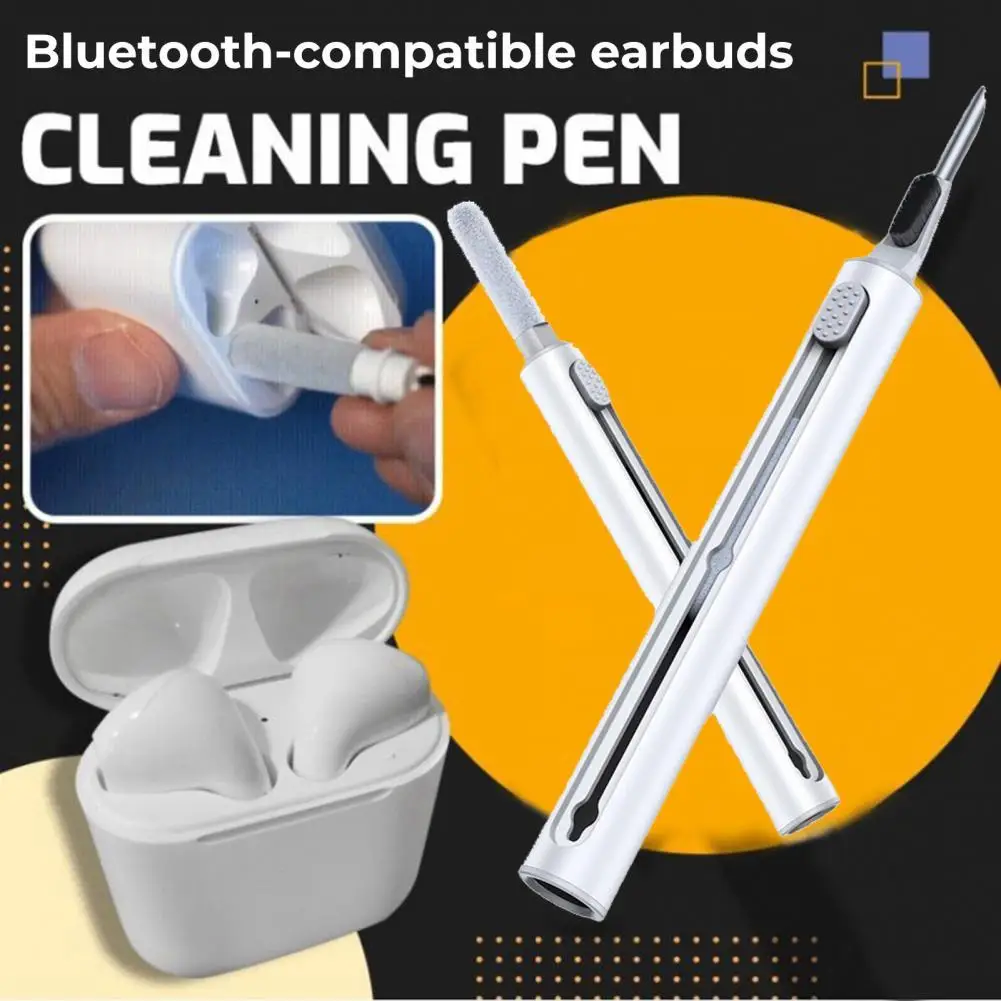 

Great Embedded Handle Convenient Headphones Case Cleaning Kit for Gift Earphones Clean Tool Earphones Cleaner