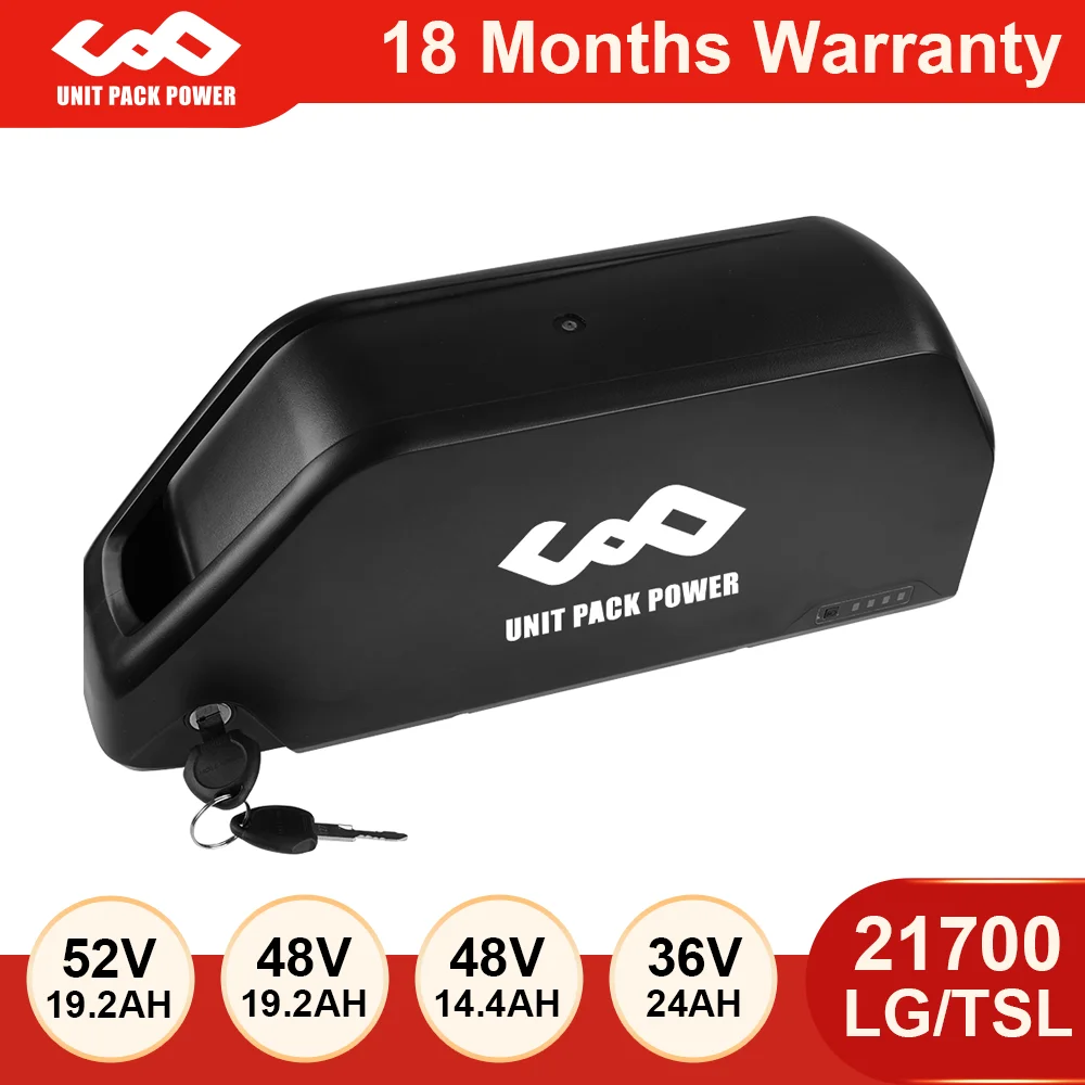 

UPP 36V Electric Bicycle Battery 48V 24Ah 21700 Samsung LG Tesla Battery Pack 52V 60V 19.2AH 72Vfor 1500W 2000W 750W 1000W Motor
