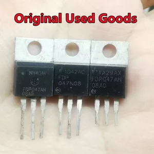 Original Used Goods FDP047AN08AO FDP047AN08A0 FDP047N08 047N08 N-Channel MOSFET TO-220 10PCS/LOT (Not New)