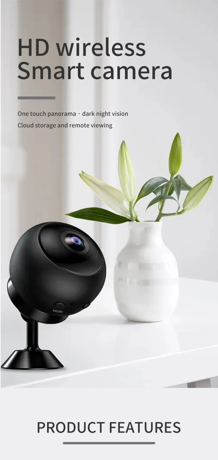 

H9 170° Panoramic Mini Camera WiFi Camera 1080P HD Night Micro Voice Recorder Wireless Camera Video Surveillance IP Camera