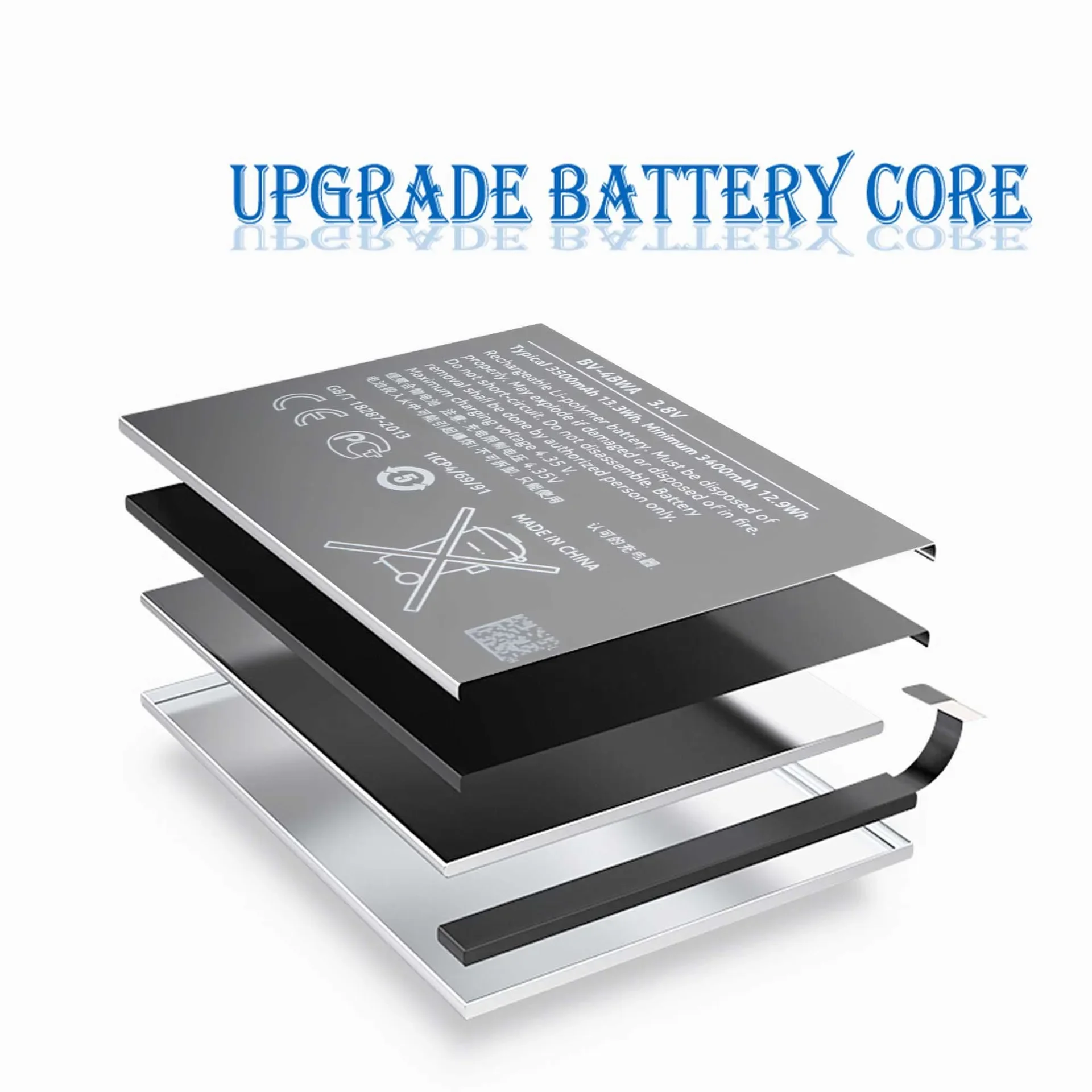 100% оригинальный сменный аккумулятор высокого качества для Nokia Lumia 1320 RM-994 RM-995 RM-996