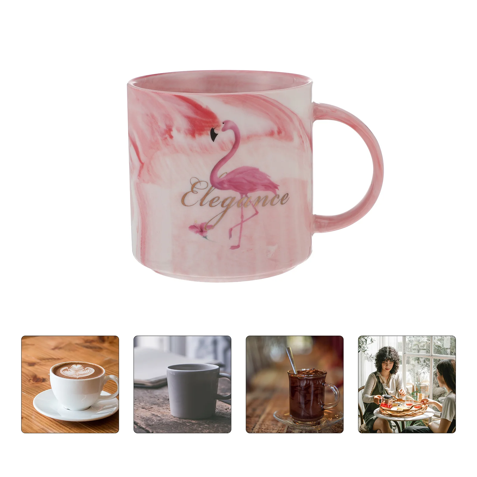 

1pc Ceramic Delicate Pattern Marbled Nordic Coffee Cup Gift Mug for Friends Couple