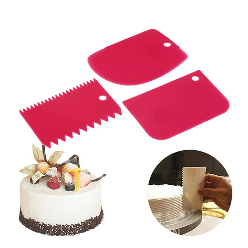 

Cake Decoration Accessories Cake Scraper Icing Tools Dough Cutter Kitchen Aid Food Scraper For Bowl Plate 1022715