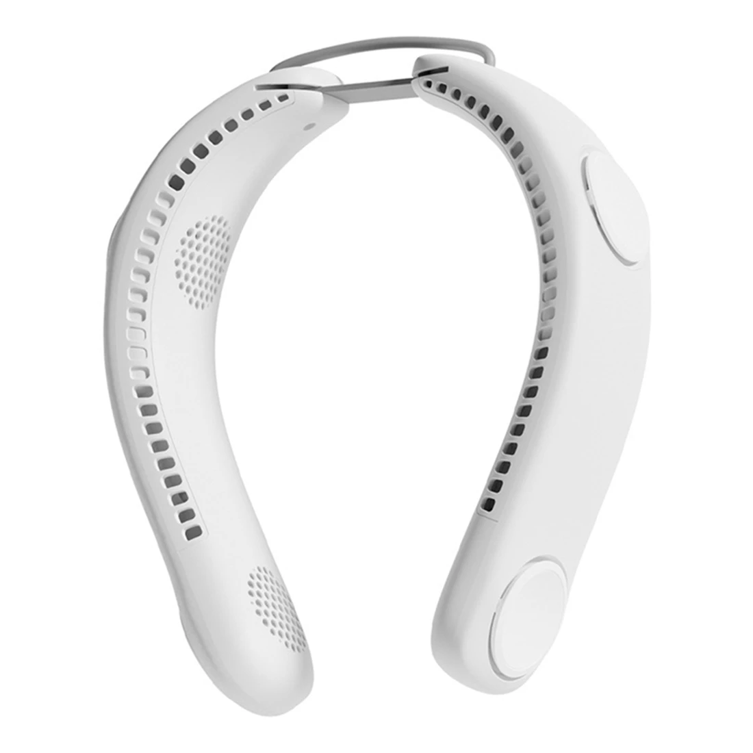 

Портативный мини-вентилятор для шеи без лопасти, с USB-зарядкой, бесшумные спортивные вентиляторы для активного отдыха, батарея 4000 мАч, белый