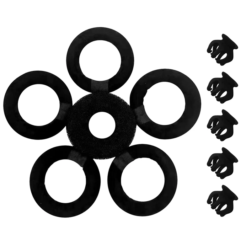 

Without Heat Curling Iron Winter Lazy Sleeping Ball Head Curling Iron Head Band Black Hair Divider For Woman Durable Easy To Use