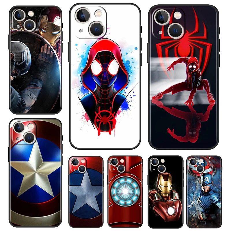 

Deadpool Hero Marvel For Apple iPhone 13 12 11 Pro Max Mini XS Max X XR 6 7 8 Plus 5S SE2020 Soft Black Phone Case Fundas Coque