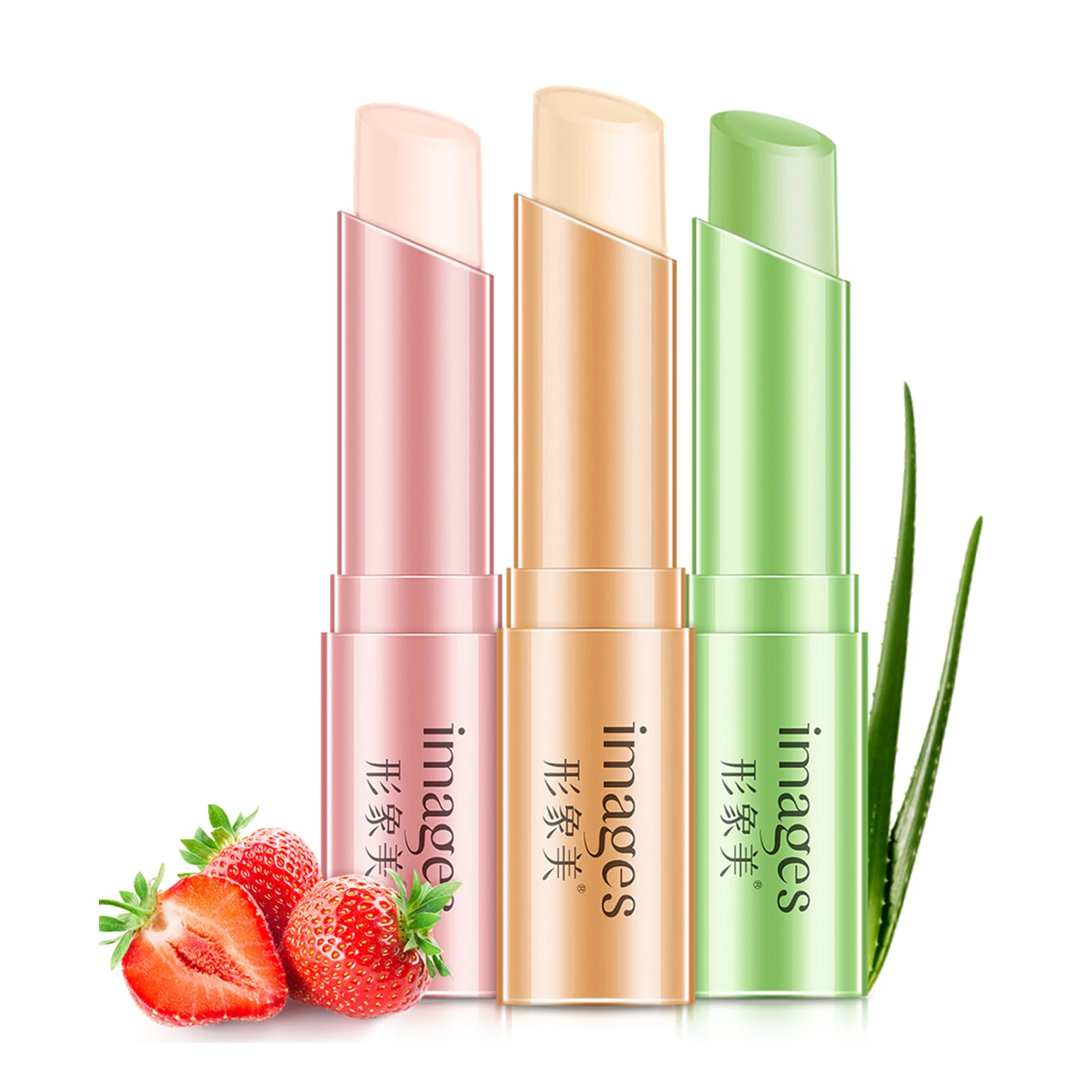 

Temperature Color Changing Lipstick Long Lasting Waterproof Hydrating Moisturizing Nourishing Smoothing Lines Lip Balm Care 2.7g