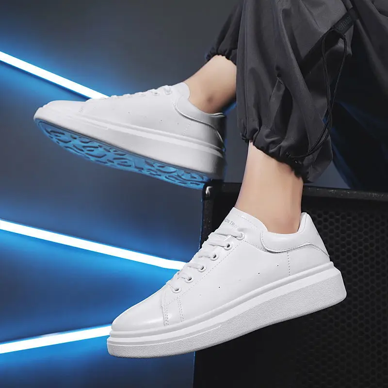 Men's Shoes New 2023 Fashion Sneakers Nafei MaiKun Men Shoes Classic 4 Seasons Small White Shoes Men's Low Top Casual Shoes