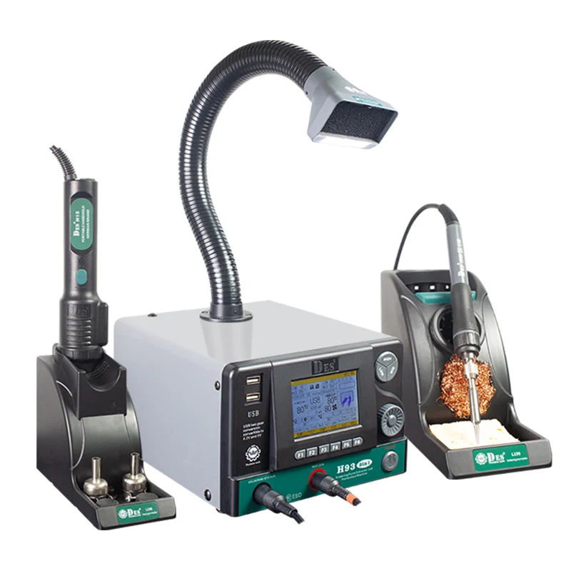 

DES H93 hot air gun desoldering station intelligent three-in-one electric soldering iron air gun smoking instrument