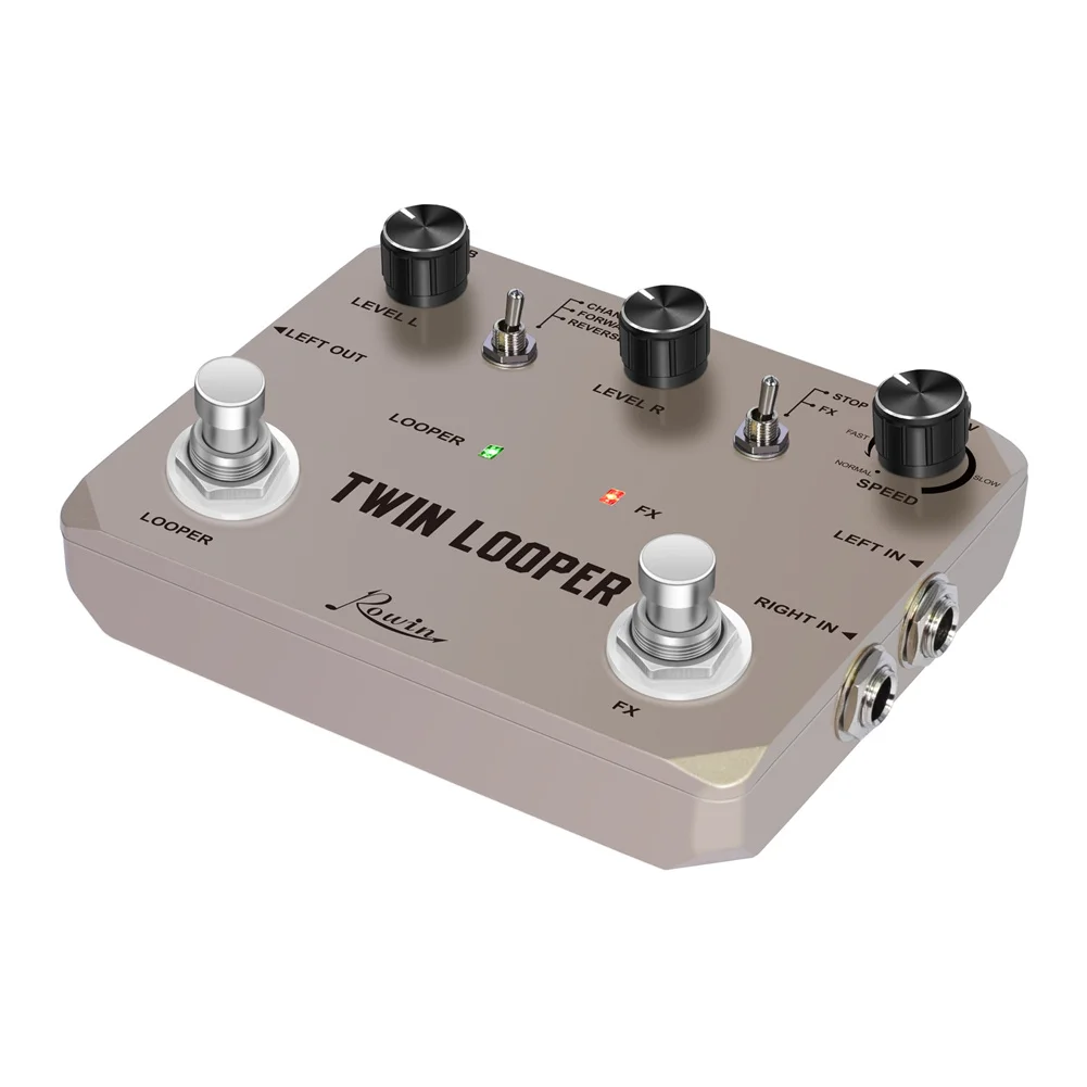 

LTL-02 Guitar Effect Pedal No Noise Stereo Twin Looper Unlimited Overdubs