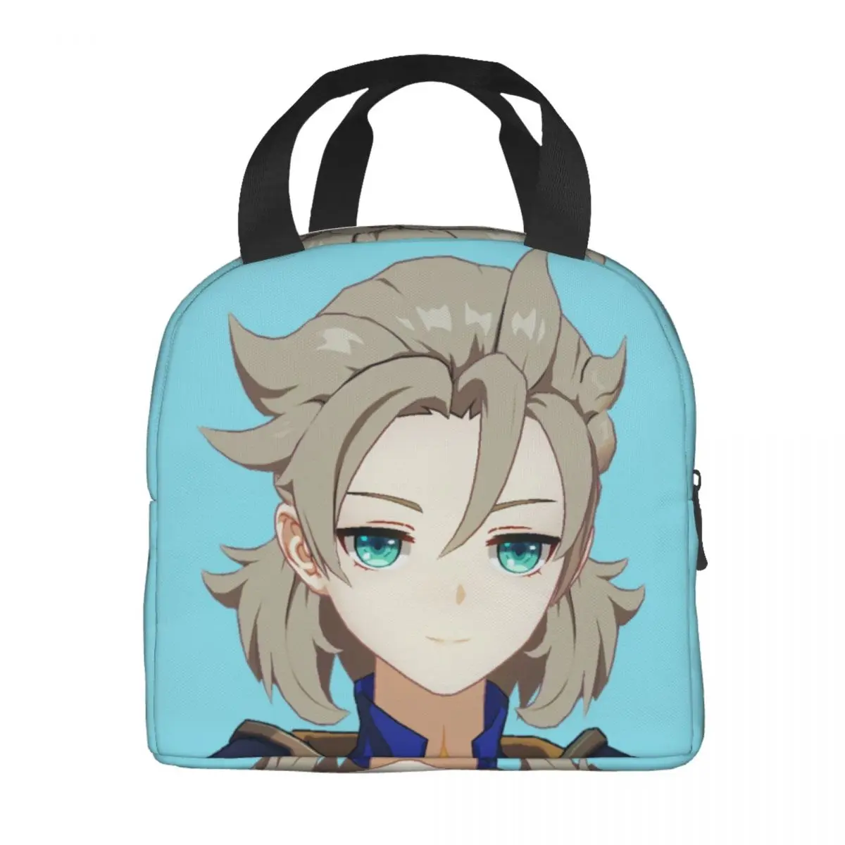 

Lunch Bags Smug Albedo Genshin Impact Insulated Thermal Cooler Bag Waterproof Picnic Video Game Oxford Tote Handbags
