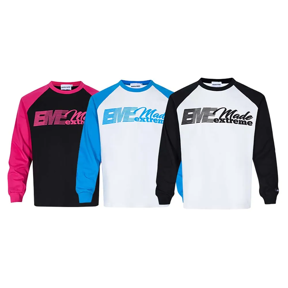 

MADE EXTREME Raglan Sleeve Long Sleeve T-shirt 3 Ccolour Pick