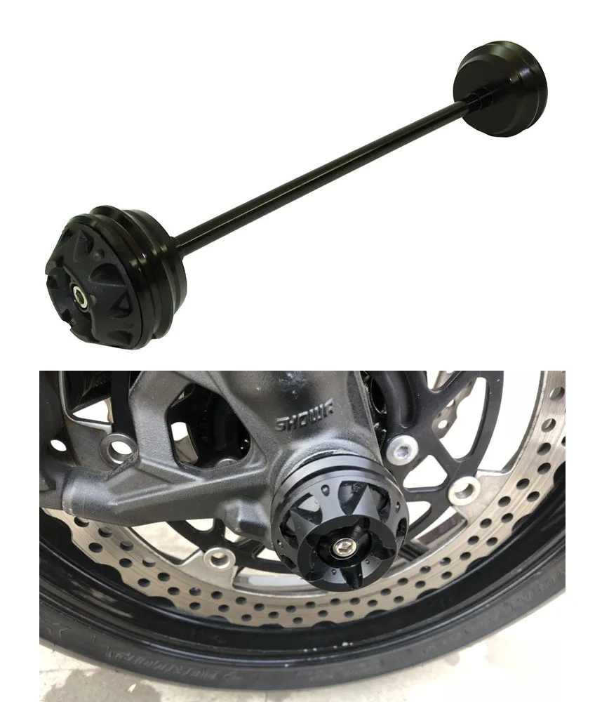 

Аксессуары для мотоциклов, зеленые защитные Слайдеры для передней оси, защита от ударов для Kawasaki Z800 Z1000 z900