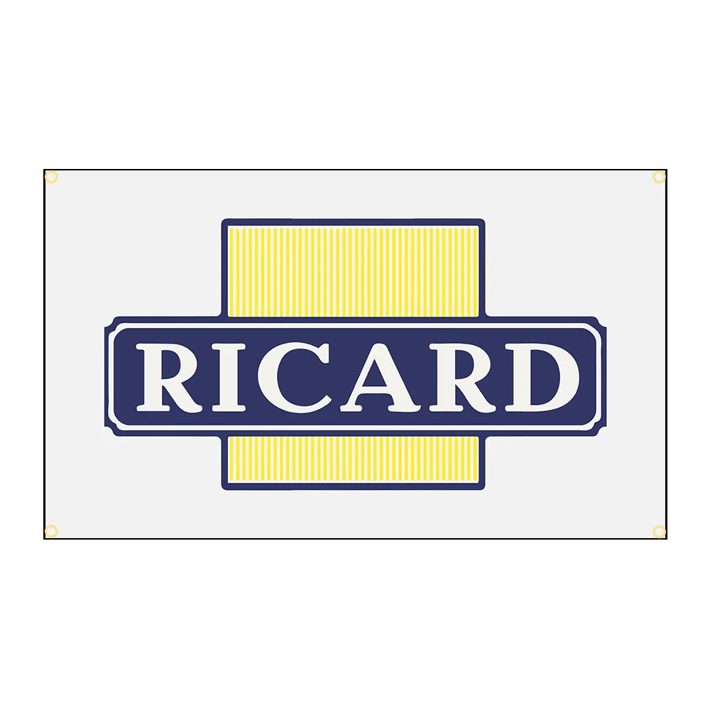 

90 x150cm Ricards Flag Polyester Printed Wine Banner For Decor