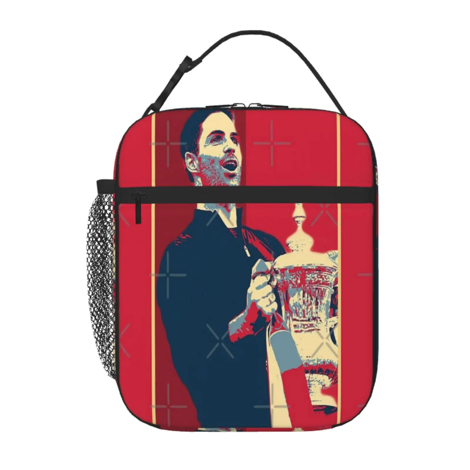 

Mikel Arteta Trophy Artwork Thermo Cooler Bag Lunch Bag For Kids Small Thermal Bag Insulated Bags Lunch Bags Bags