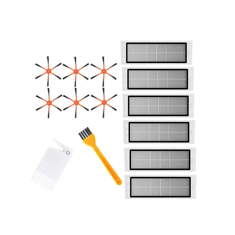 

HEPA-фильтр, чистящая щетка для пылесоса Xiaomi 2 Roborock S50 S51, аксессуары для очистки