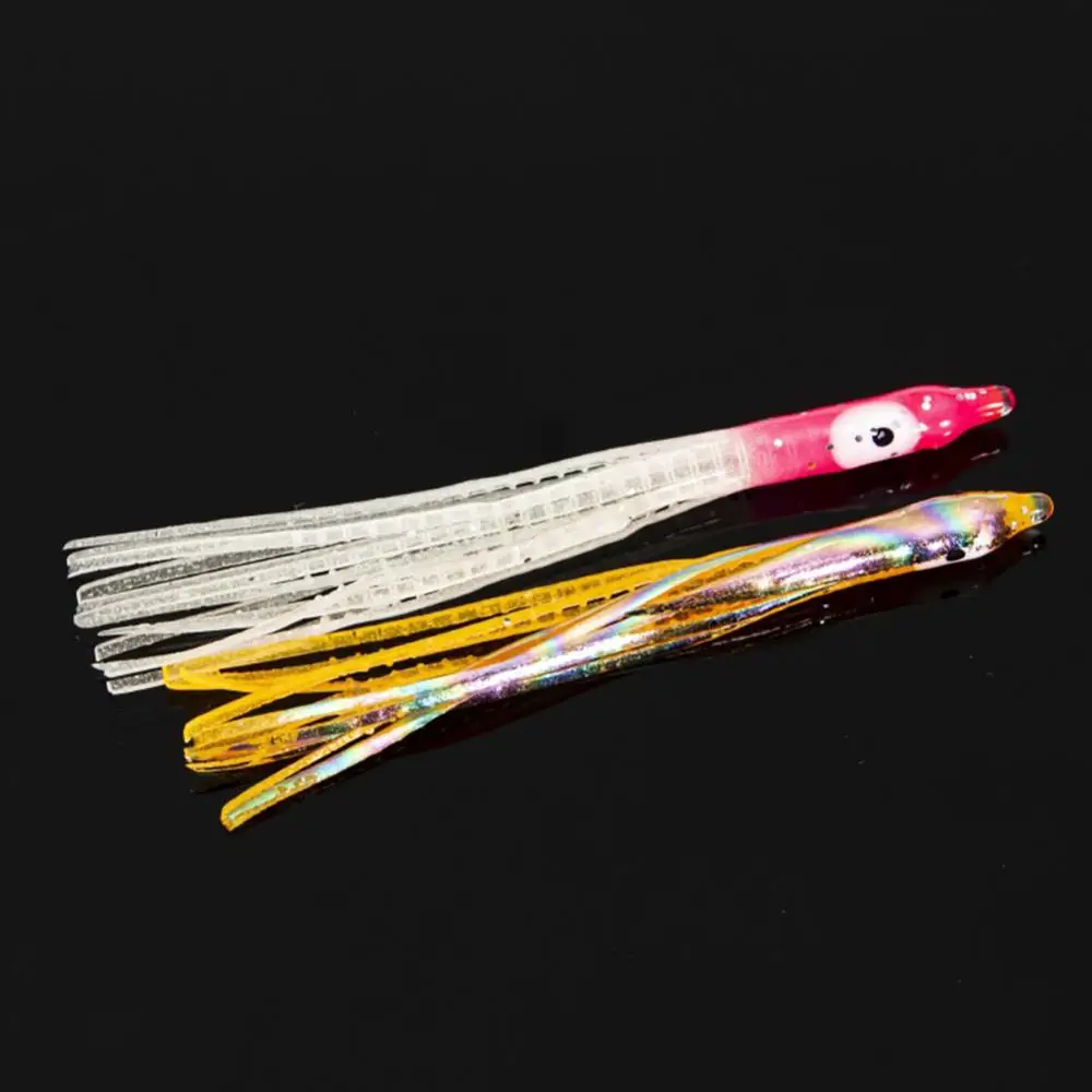 

Luminous Soft Bait Realistic Pvc 8cm Fake Bait Glitter Color Powder Bionic Bait Squid Fake Bait