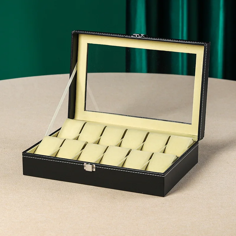 Органайзер для часов коробки хранения путешествий часы искусственная кожа