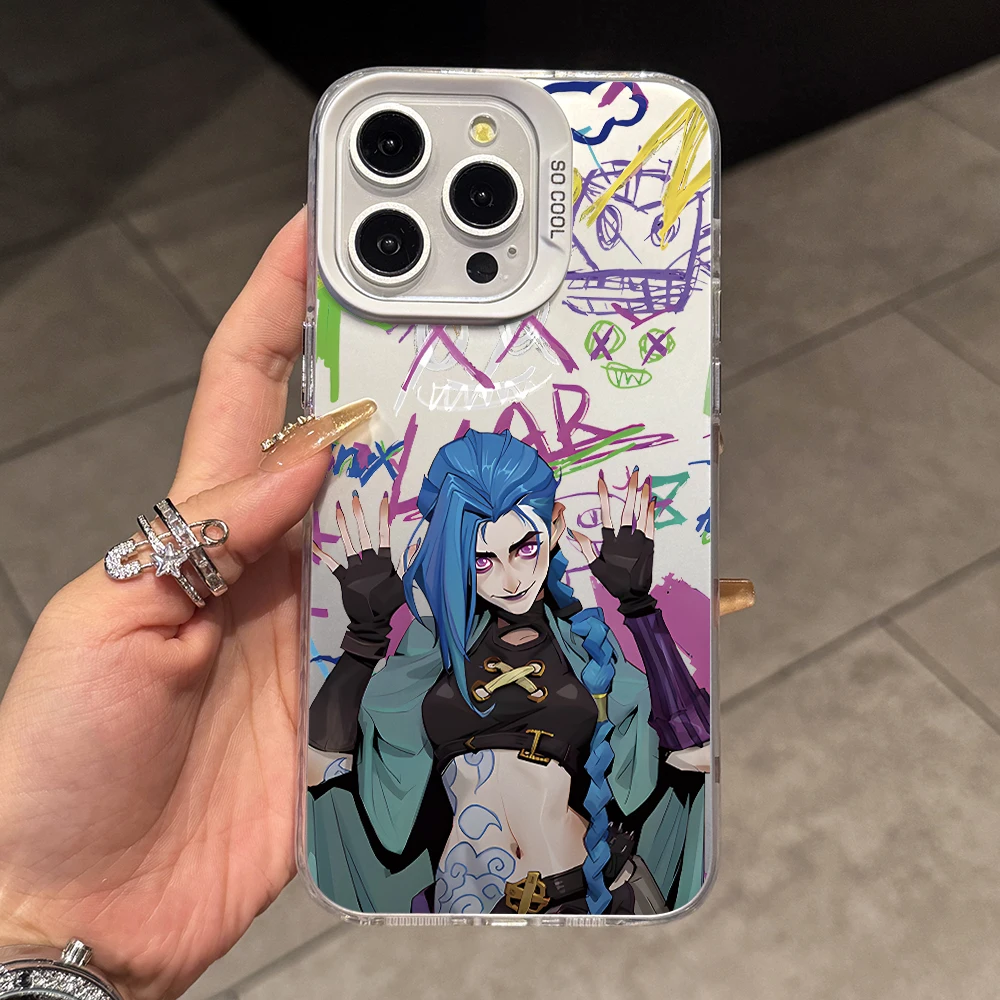 Чехол для телефона Jinxes Arcane L-Lol Vi для Samsung Galaxy S25 S24 S23 S22 S21 S20 Note20 Ultra Plus 4G 5G с защитой от падения, матовая задняя крышка (art.: 3920cd2fd095c) - 3920cd2fd095c
