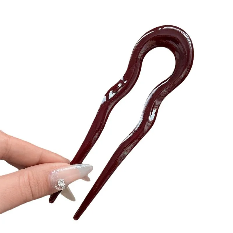 Женская пластиковая заколка для волос в виде черепахи