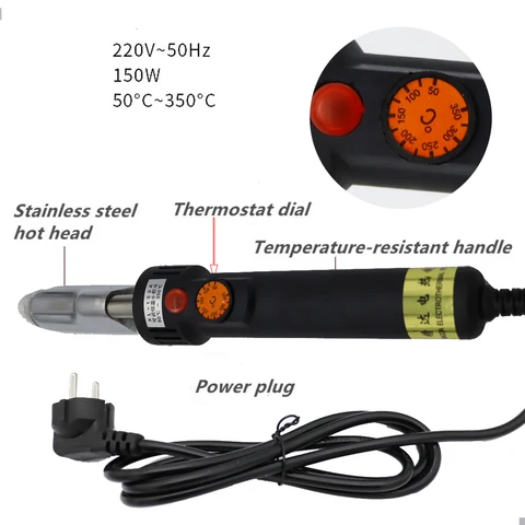 Мини электроутюг для кожи Mini Irons for Crafts