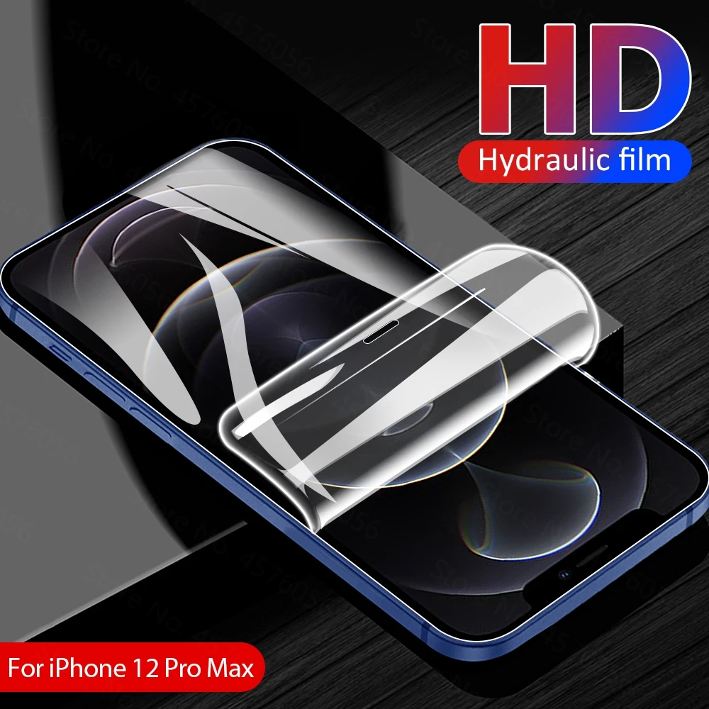

Full Cover Hydrogel Film For iPhone 13 12 11 Pro Max Mini X XS MAX XR SE 2020 6 6S 7 8 Plus Screen Protector Glass For iPhone 11
