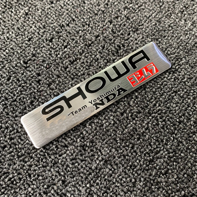 2 шт./лот Алюминиевые наклейки на выхлопные трубы мотоцикла для Yoshimura Honda cb125r Cb650r