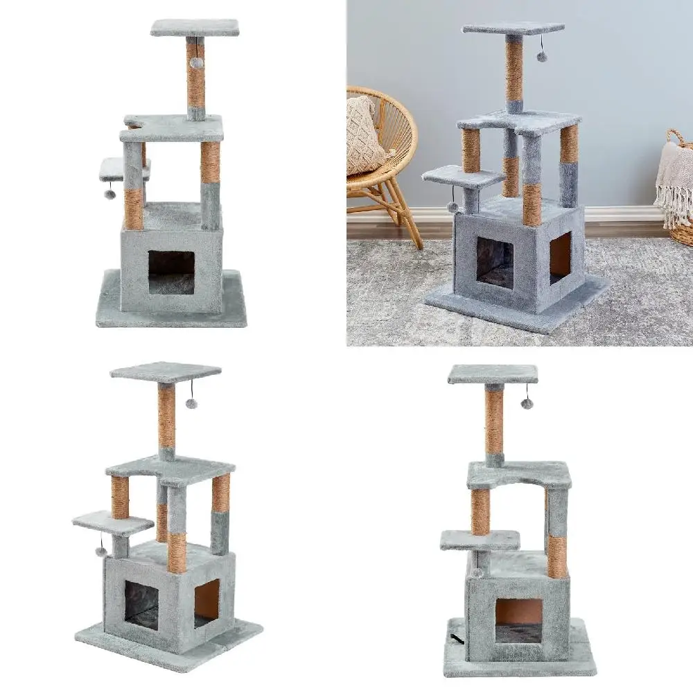 

Elegant Pet Furniture Activity Center, Engaging and Entertaining Cat Climber Design for Your Lovely Gato.