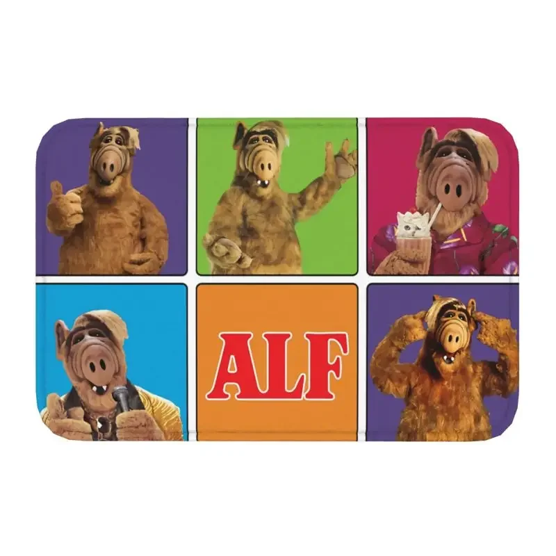 

Alf Square Si Fi-пушистый инопланетянин Забавный Придверный коврик для входной кухни ванной напольные дверные коврики Гордон шумвей для спальни Стандартный ковер