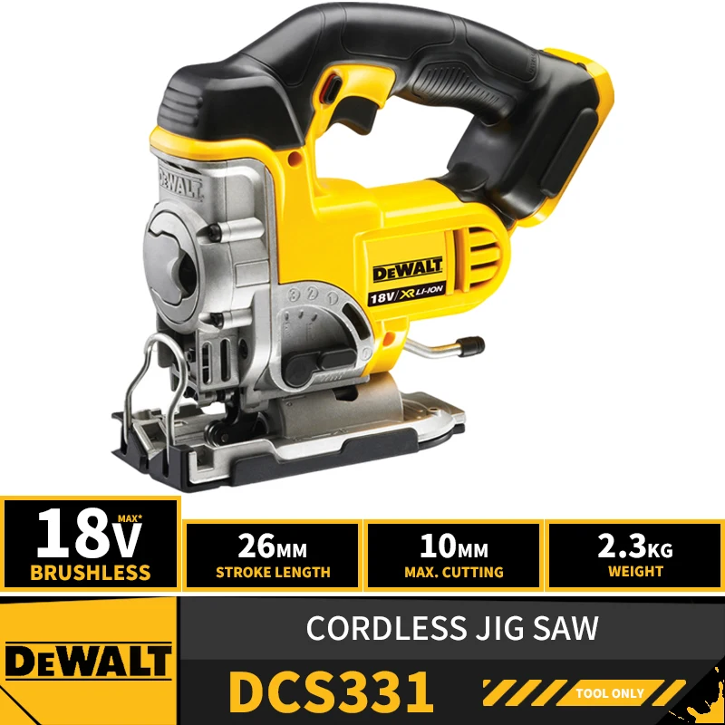 

DEWALT DCS331 Беспроводная Лобзиковая пила 18 в литиевые электроинструменты 3000SPM режущая сталь TSTAK II
