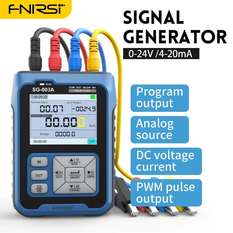 FNIRSI SG-003A генераторы сигналов 0-10 в 4-20 мА симулятор регулируемого напряжения тока