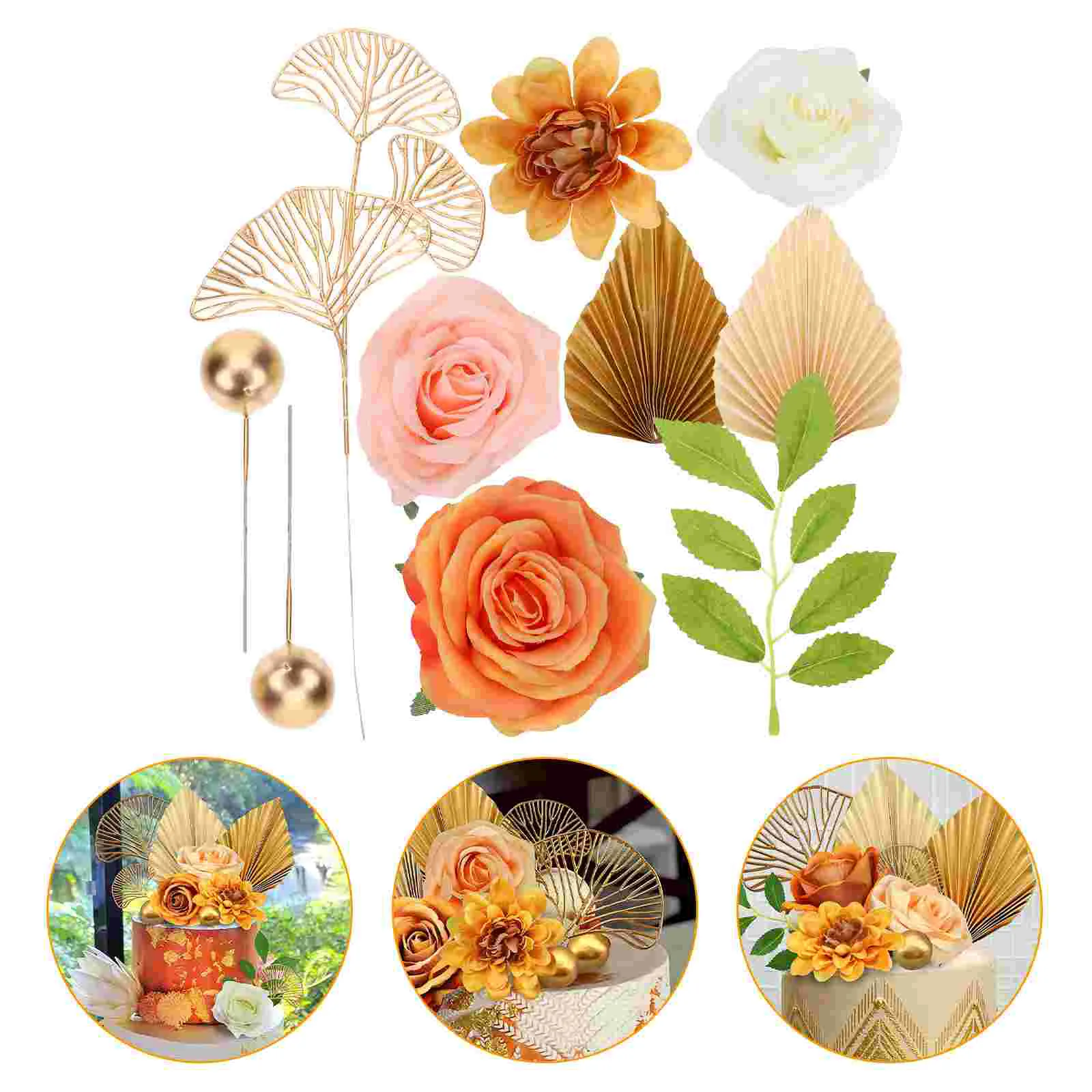 

1 Set Cake Decorative Props Leaves Cake Decoration Bohemia Cake Decoration Party Cake Decoration Birthday Cake Decoration