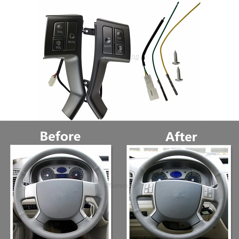 

High Quality Steering Wheel Control Buttons Remote Button Audio Volume Control Button Auto Parts For Geely Emgrand EC7 2008-2012