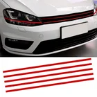 5 шт., наклейки на переднюю решетку капота