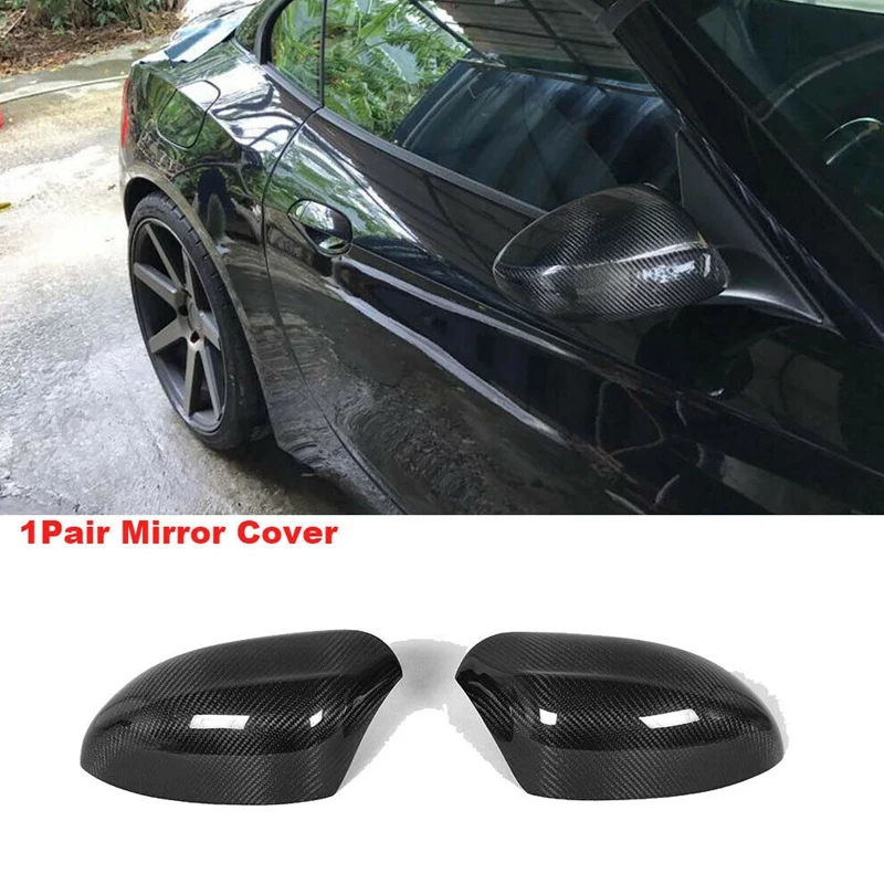 

Car Carbon Fiber Side Rear View Mirror Covers Cap For-Bmw Z4 E89 2009-2015