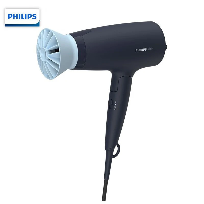 

1600W Household Philips BHD315 Hair Dryer 3 Gears Adjustable Foldable Hair Blow Dryer 20 Million Negative Ions Hair Care