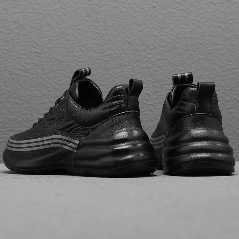 Xiaomi SALUDAS Genuine Leather Casual Shoes Luxury Sneakers Increasing Height Comfortable Breathable Fashion Men Shoes Sneakers