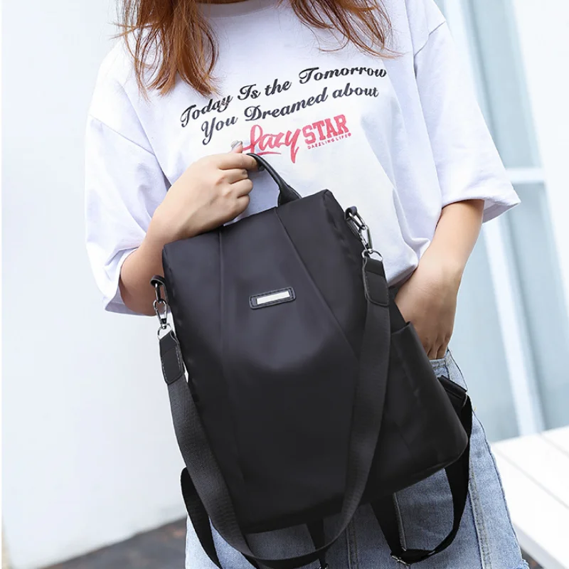 

Anti-Theft Women Backpack Casual Waterproof School Bags For Teenage Girl Fashion Multi-Function Shoulder Bag Travel Rucksack