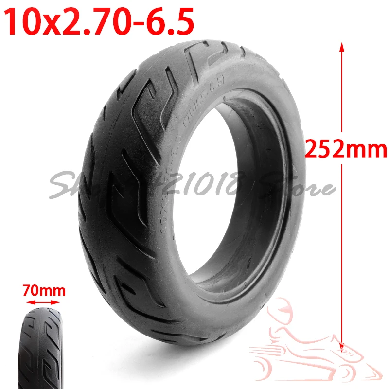 

70/65-6.5 Solid Tyre for Xiaomi Mini Pro Balance Scooter 10inch 10x2.70-6.5 Explosion-proof Tubeless Tire Parts