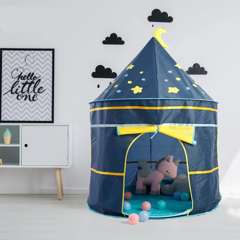 

Teepee Tent for Kids Folding Play Tent House Children Princess Castle Tents Portable Indoor Outdoor Baby Balls Pool Playhouse