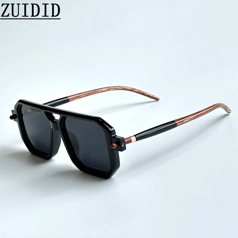 

2023 Polarized Sunglasses For Men Retro Square Trending Sunglasses Women Trendy Luxe Vintage Fashion Glasses Gafas De Sol Hombre