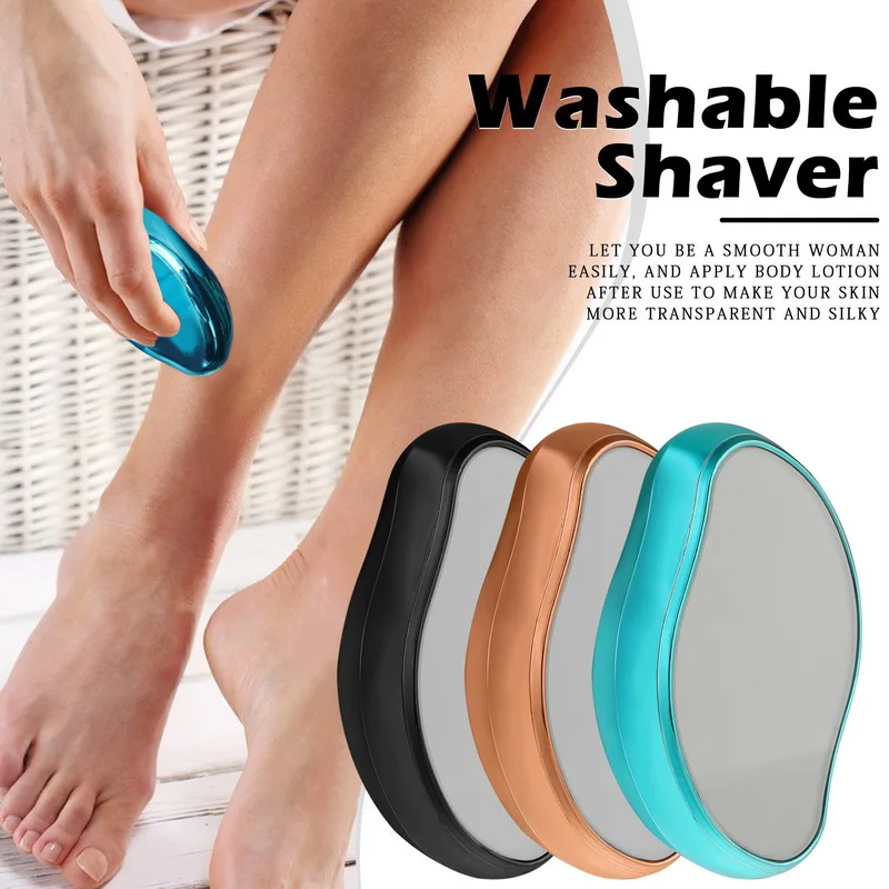 

2022 New Physical Hair Removal Painless Safe Epilator Easy Cleaning Reusable Body Beauty Depilation Tool Crystal Hair Eraser