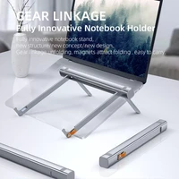 17 3 inch portable laptop stand aluminium foldable notebook support laptop base macbook pro holder adjustable bracket accessorie
