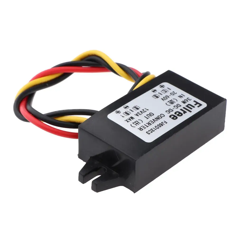 

Auto Vehicle Voltage Reducer DC-DC Buck Converter 20-60V to 12V