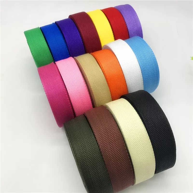 

Hot 5yards 30mm Nylon Webbing Polypropylene PP Webbing Ribbon Band Strap Dog Collar Harness Outdoor Backpack Bag Parts