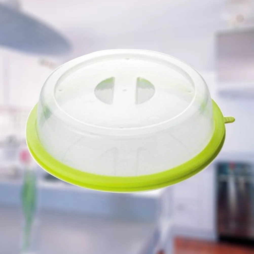 

Blue Plates Red Microwave Micro-wave Oven Heating Closure Anti-splatter Cover Heat Seal Cap