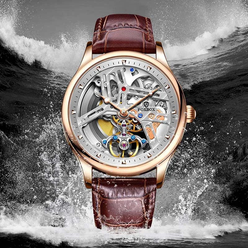 LIGE Luxury Man Watch Top Brand Quartz Clock Leather Strap Wristwatches Waterproof Watches Sport Watches Men Relogio Masculino enlarge